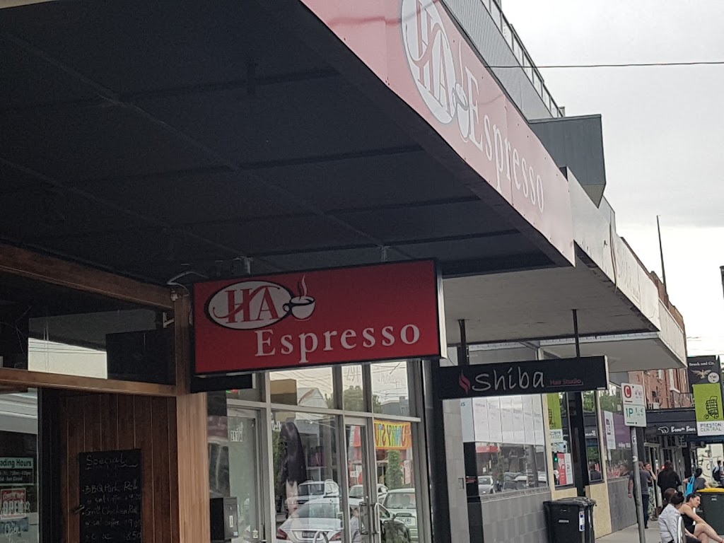 H&A Espresso | 289 High St, Preston VIC 3072, Australia | Phone: 0432 544 778