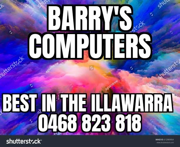 barrys computers |  | 38 Coolibah Ave, Albion Park Rail NSW 2527, Australia | 0468823818 OR +61 468 823 818