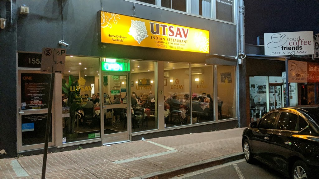 Utsav Indian Restaurant | 155 Canterbury Rd, Heathmont VIC 3135, Australia | Phone: (03) 9876 8664