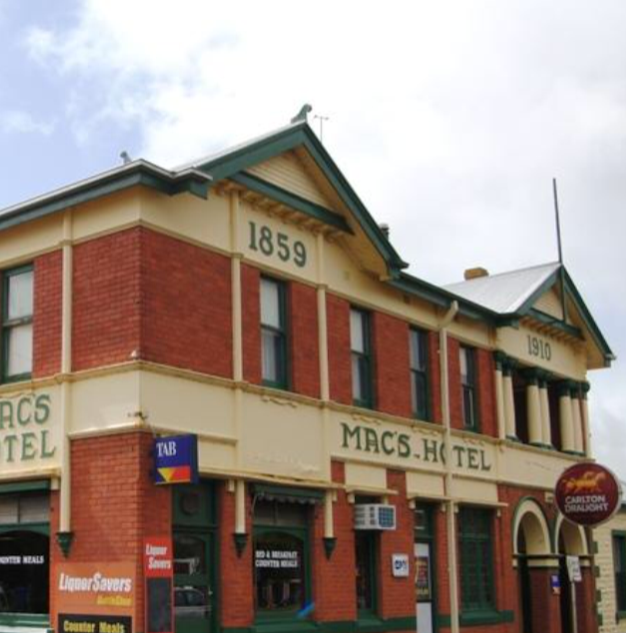 Macs Hotel | lodging | 90 Dunlop St, Mortlake VIC 3272, Australia | 0355992007 OR +61 3 5599 2007