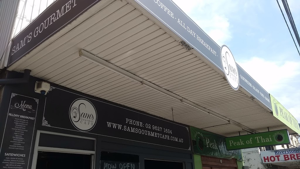 Sams Gourmet Cafe | cafe | 22 Garfield Rd E, Riverstone NSW 2765, Australia | 0296271634 OR +61 2 9627 1634