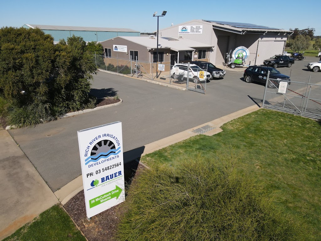 Rich River Spray Irrigation | 26 McCulloch Dr, Moama NSW 2731, Australia | Phone: (03) 5482 2497