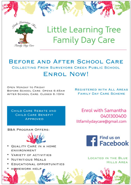 Little Learning Tree Family Day Care | Monteray Terrace, Glenmore Park NSW 2745, Australia | Phone: 0401 300 400