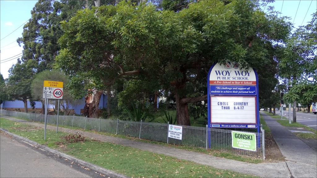 Woy Woy Public School | school | Blackwall & Park Rds, Woy Woy NSW 2256, Australia | 0243413555 OR +61 2 4341 3555
