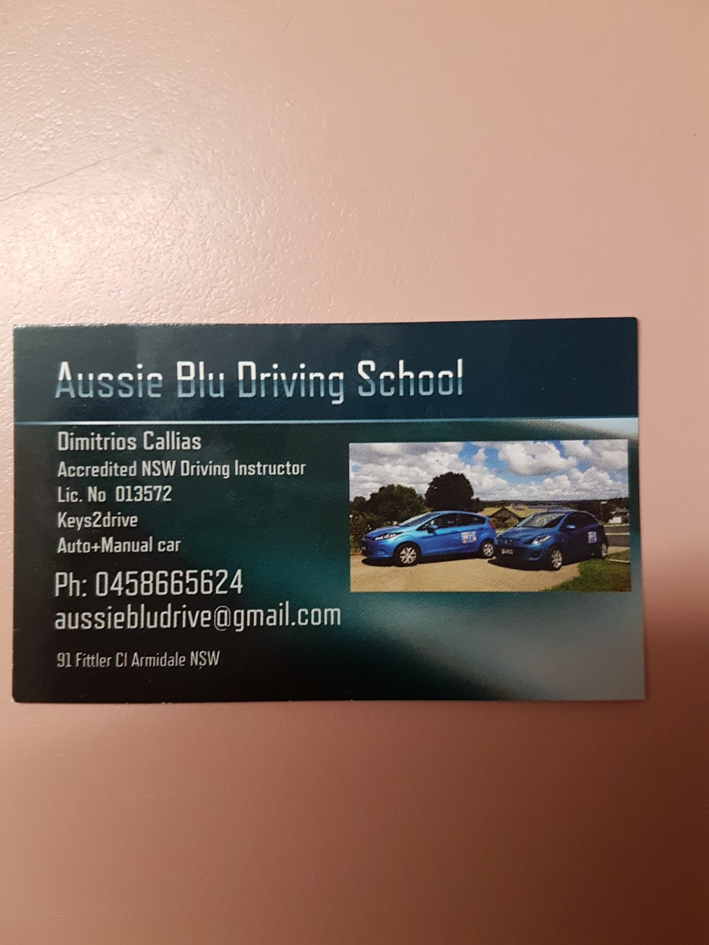 Aussie Blu Driving School | 91 Fittler Cl, Armidale NSW 2350, Australia | Phone: 0458 665 624