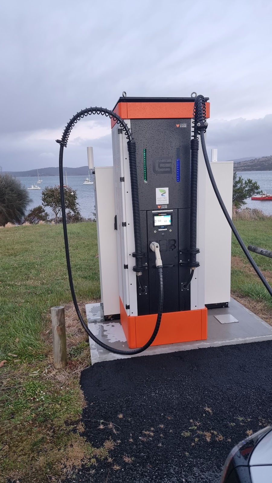 Chargefox Charging Station | 8 Imlay St, Dunalley TAS 7177, Australia | Phone: 1300 518 038