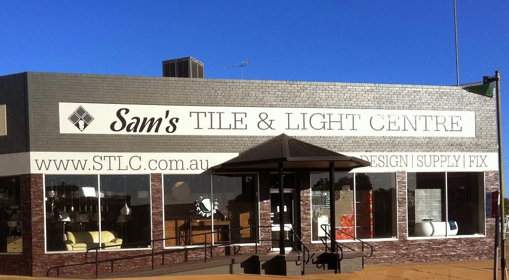 Sams Tile & Light Centre | home goods store | 18 Pine Ave, Leeton NSW 2705, Australia | 0269532262 OR +61 2 6953 2262
