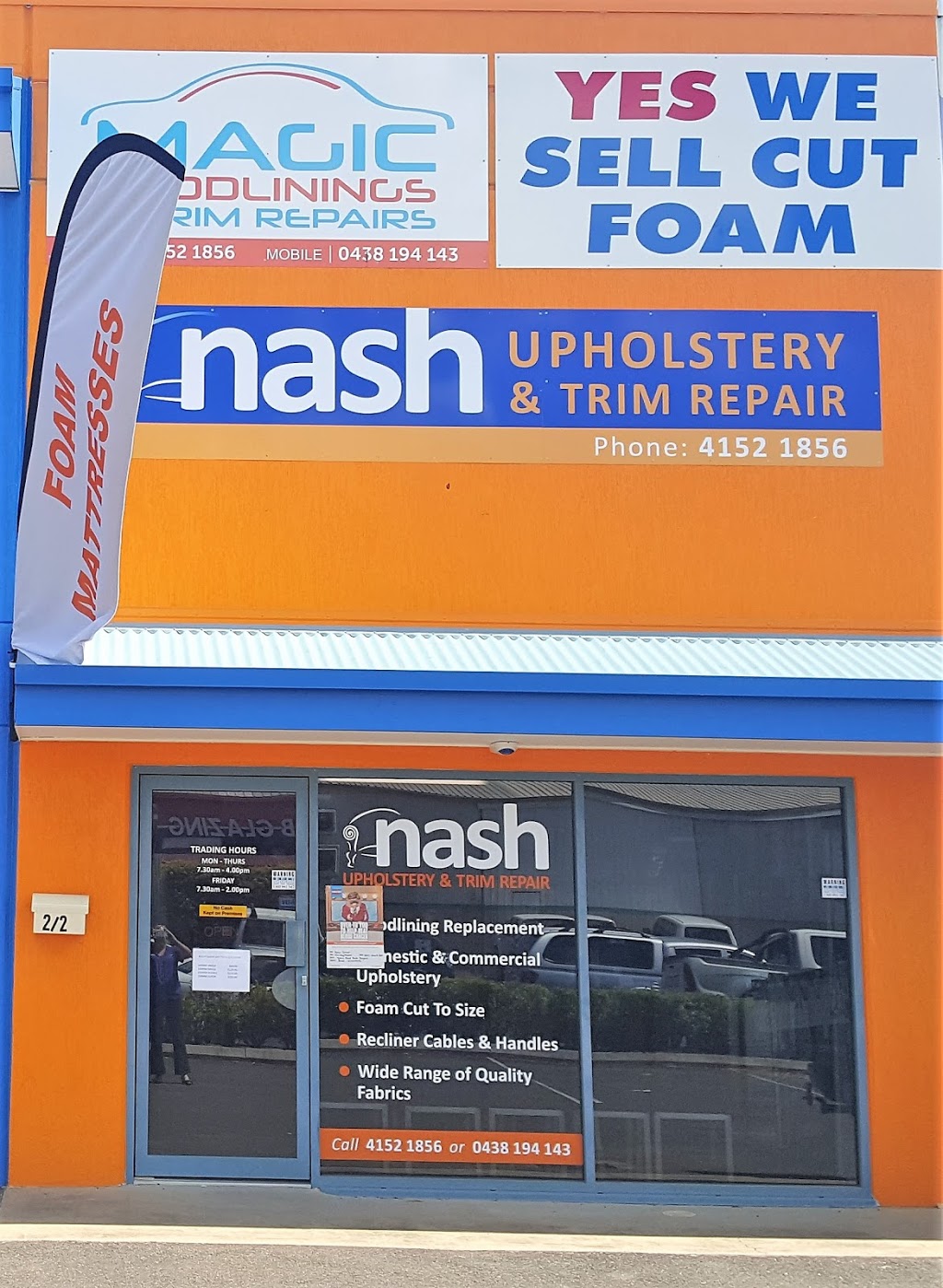 Nash Upholstery | furniture store | 2/2 Activity St, Svensson Heights QLD 4670, Australia | 0741521856 OR +61 7 4152 1856