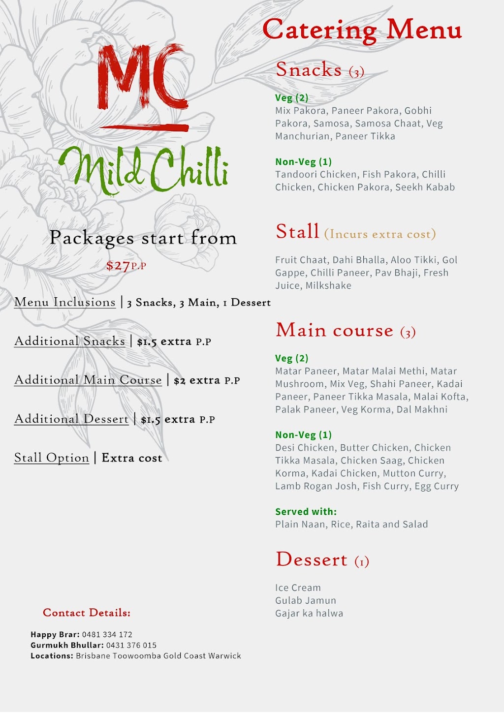 Mild Chilli | 11 Coe St, Warwick QLD 4370, Australia | Phone: 0481 334 172