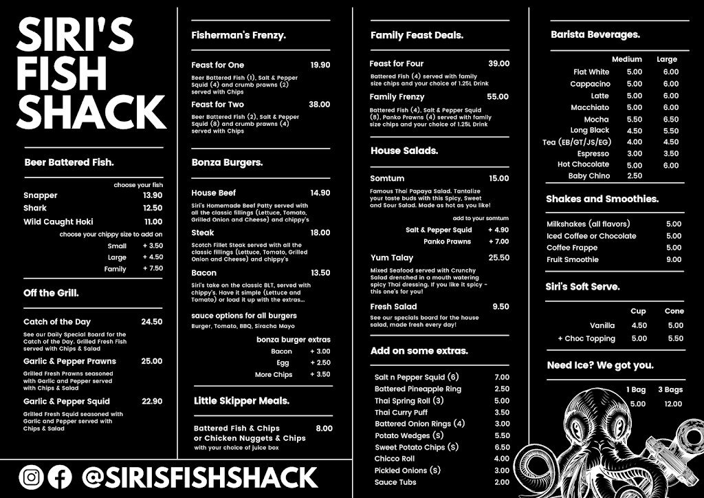 Siri’s Fish Shack | meal takeaway | 45 Rees Pl, Wannanup WA 6210, Australia | 0895343206 OR +61 8 9534 3206