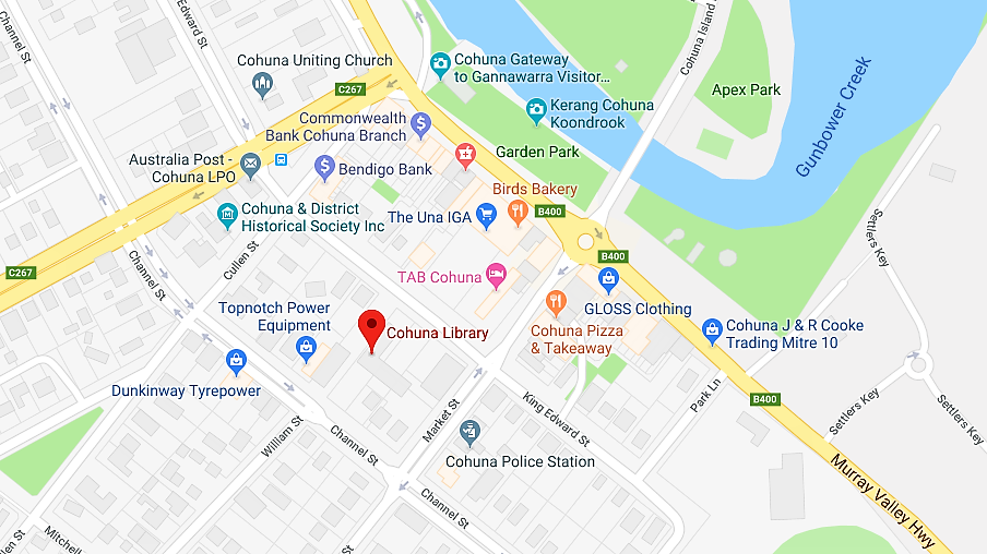 Cohuna Library | library | 25 King Edward St, Cohuna VIC 3568, Australia | 0354521546 OR +61 3 5452 1546