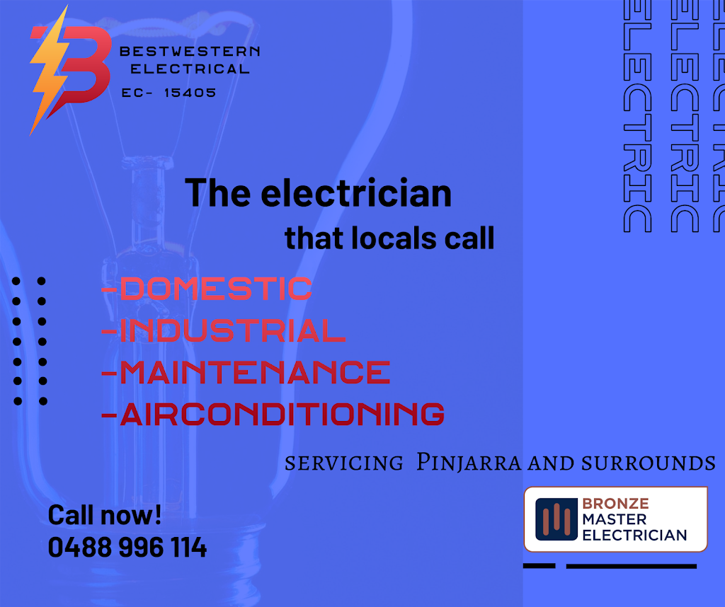 BestWestern Electrical | electrician | 38 Cornish Way, Pinjarra WA 6208, Australia | 0488996114 OR +61 488 996 114