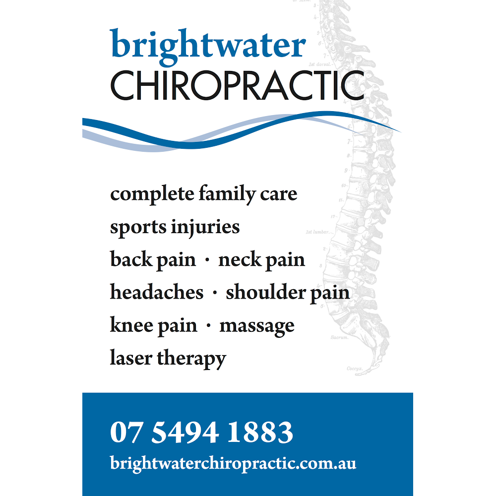 Brightwater Chiropractic Clinic | 37 Lamatia Dr, Mountain Creek QLD 4557, Australia | Phone: (07) 5494 1883