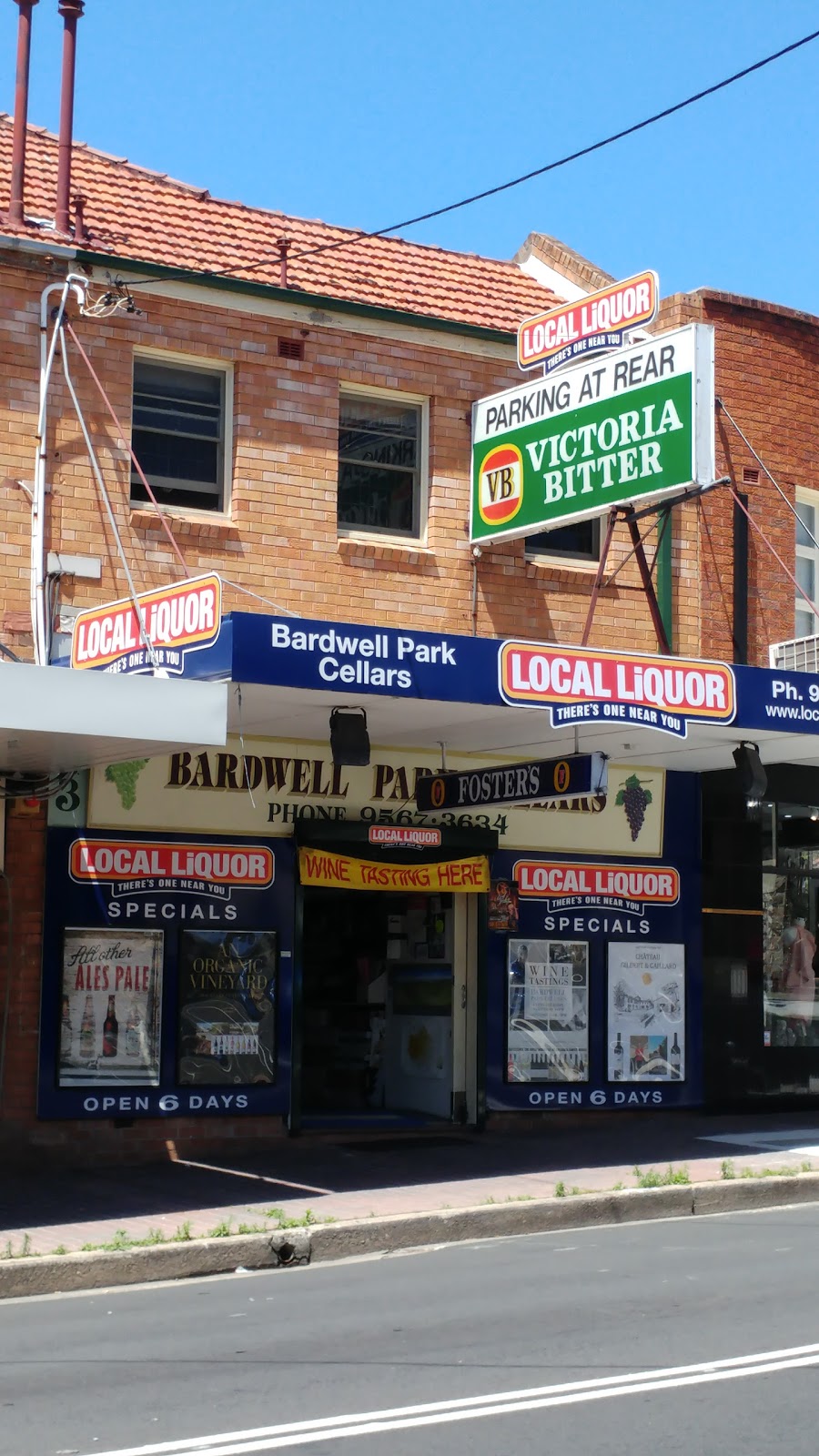 Bardwell Park Cellars | store | 3 Hartill-Law Ave, Bardwell Park NSW 2207, Australia | 0295673634 OR +61 2 9567 3634