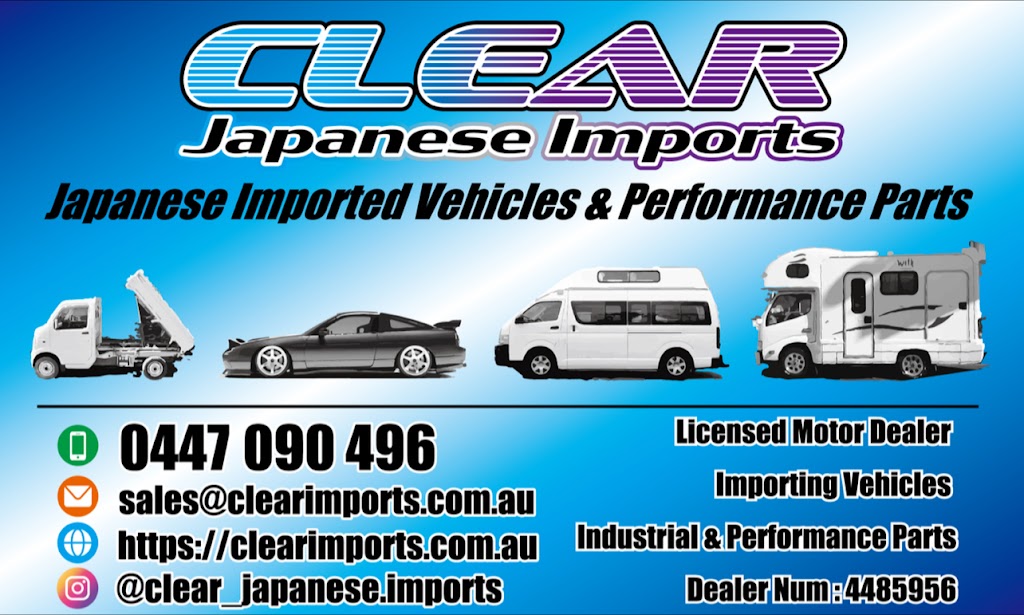 CLEAR Japanese Imports | car dealer | 145 Sippy Downs Dr, Sippy Downs QLD 4556, Australia | 0447090496 OR +61 447 090 496