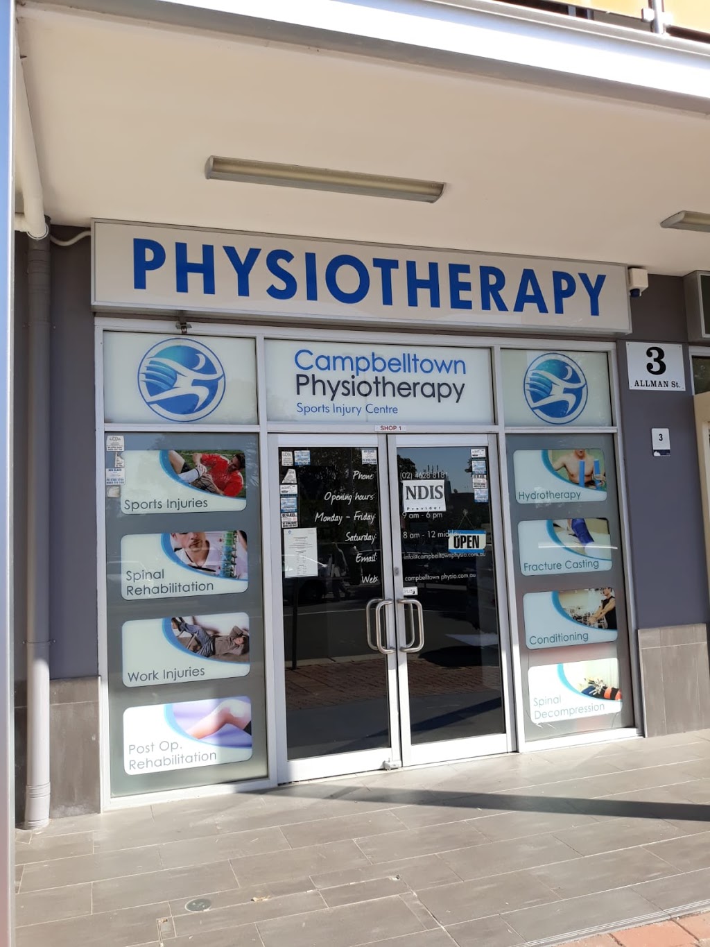 Campbelltown Physiotherapy | physiotherapist | 1/3 Allman St, Campbelltown NSW 2560, Australia | 0246288181 OR +61 2 4628 8181