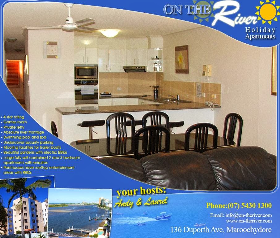 On The River Holiday Apartments | lodging | 136 Duporth Ave, Maroochydore QLD 4558, Australia | 0754301300 OR +61 7 5430 1300