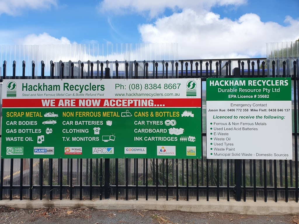 Hackham Recyclers | 16 Cottage Ln, Hackham SA 5163, Australia | Phone: (08) 8384 8667
