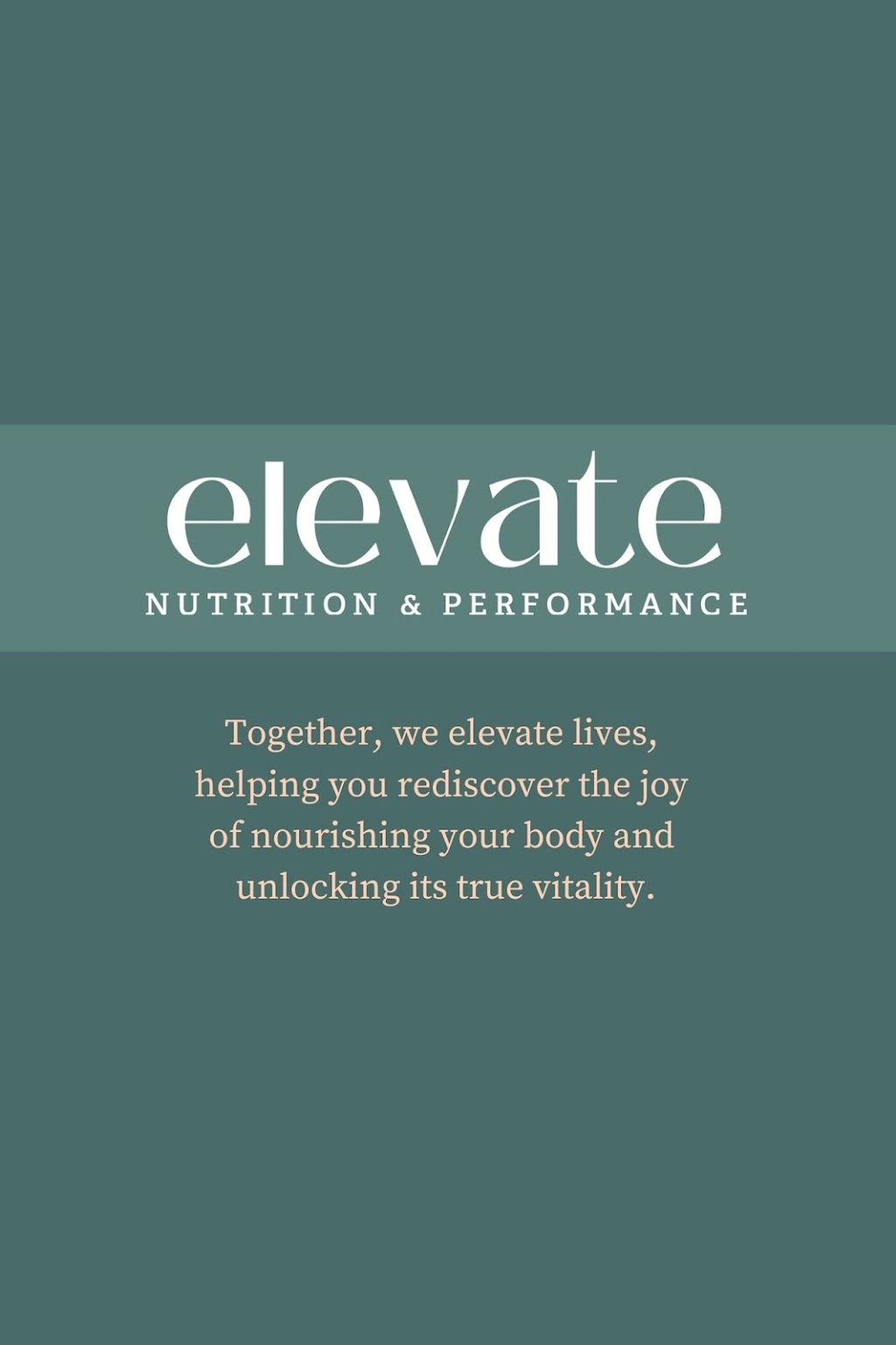 Elevate Nutrition and Performance | 28 Cocoanut Point Dr, Zilzie QLD 4710, Australia | Phone: 0413 125 007