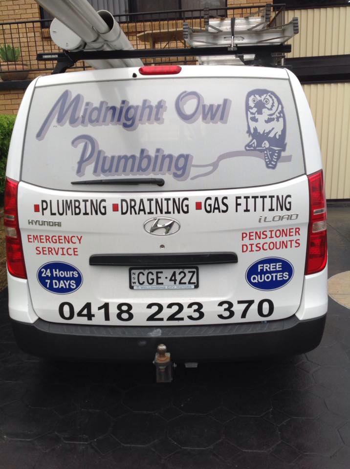 Midnight Owl Plumbing | plumber | 1 Beaurepaire Ave, Mount Warrigal NSW 2528, Australia | 0418223370 OR +61 418 223 370