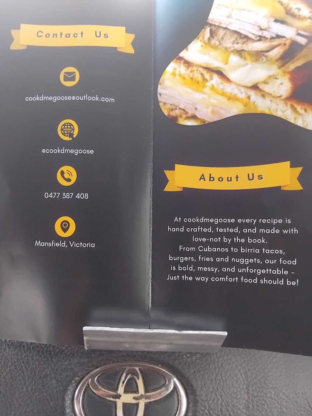 Cookdmegoose | 8/10 Chenery St, Mansfield VIC 3722, Australia | Phone: 0477 387 408