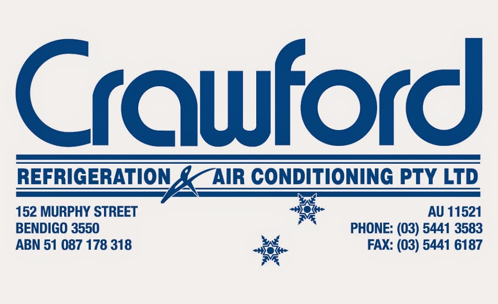 Crawford Refrigeration & Air Conditioning Pty Ltd | 152 Murphy St, Bendigo VIC 3550, Australia | Phone: (03) 5441 3583