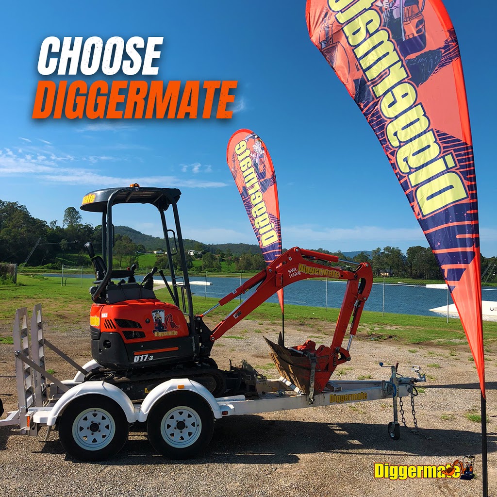 Diggermate Mini Excavator Hire Widgee | 1 Tooth Dr, Widgee QLD 4570, Australia | Phone: 0433 604 666