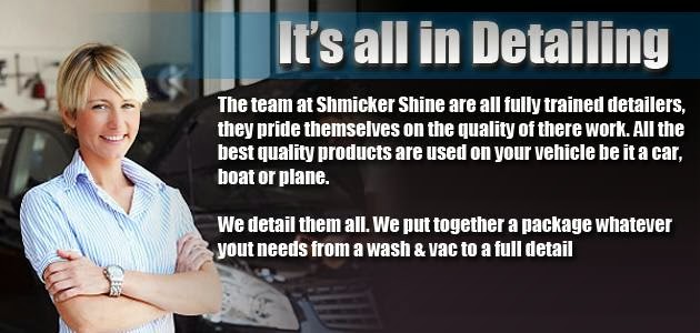 Shmicker Shine | 1/6-8 Ryelane St, Perth WA 6108, Australia | Phone: 0447 815 001