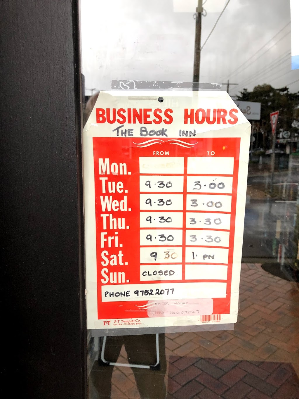 The Book Inn Book Exchange (17 Alpine St) Opening Hours