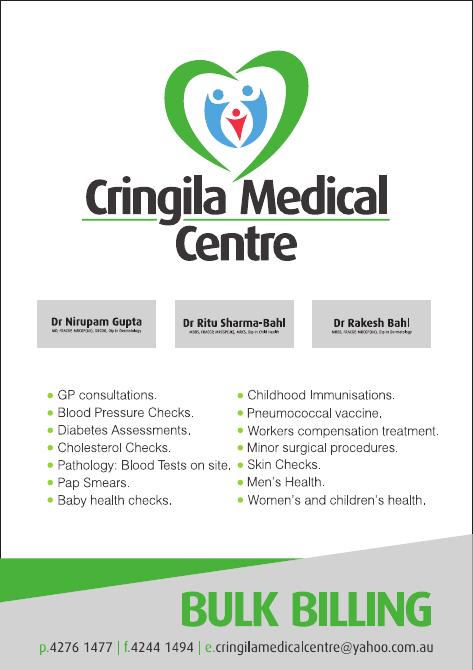 Cringila Medical Centre | physiotherapist | 19 Lake Ave, Cringila NSW 2502, Australia | 0242761477 OR +61 2 4276 1477