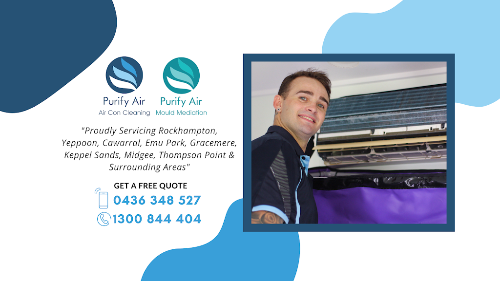 Purify Air Con Cleaning Rockhampton | general contractor | 341 Philp Ave, Frenchville QLD 4701, Australia | 0436348527 OR +61 436 348 527