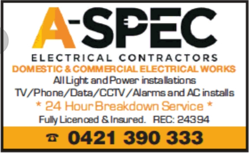 A-Spec Electrical Contractors | electrician | 72 Garnett Rd, Wheelers Hill VIC 3150, Australia | 0421390333 OR +61 421 390 333