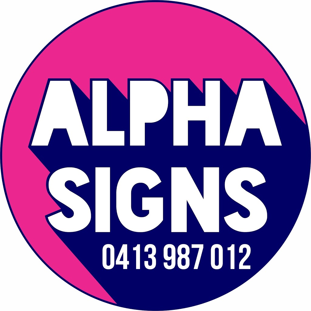 ALPHA SIGNS | 1 Links Pl, Robin Hill NSW 2795, Australia | Phone: 0413 987 012