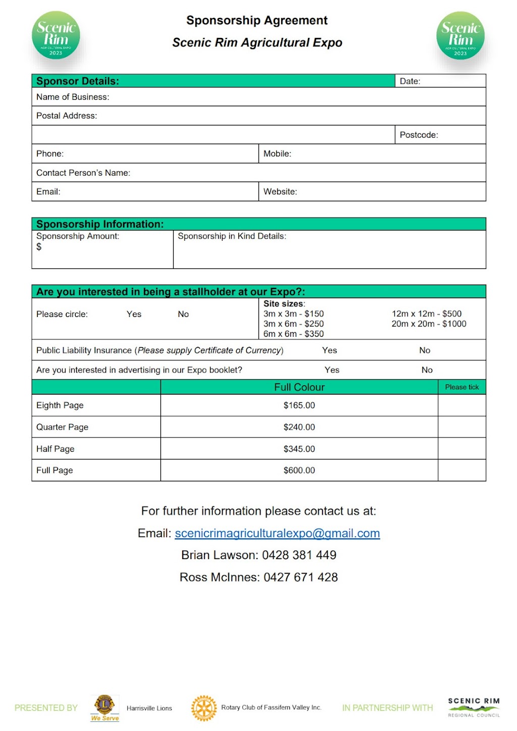 Scenic Rim Agricultural Expo | Parcells Rd, Harrisville QLD 4307, Australia | Phone: 0428 381 449