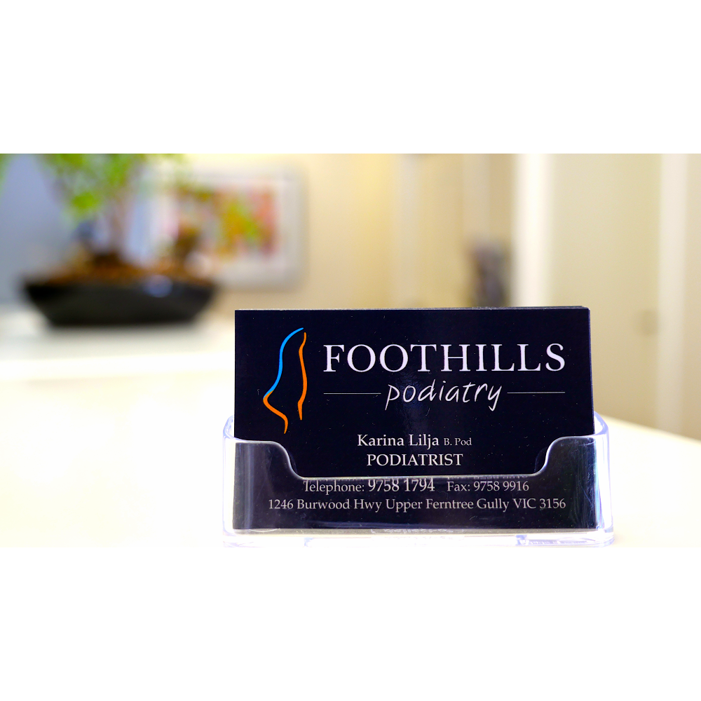 Foothills Podiatry & Osteopathy | doctor | 1246 Burwood Hwy, Upper Ferntree Gully VIC 3156, Australia | 0397581794 OR +61 3 9758 1794