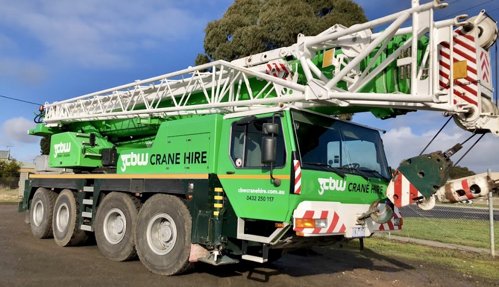 CBW CRANE HIRE AND RIGGING SERVICES | 20 Laidlaw Dr, Delacombe VIC 3356, Australia | Phone: 0428 930 444