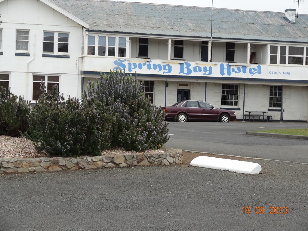 Spring Bay Hotel | campground | 1 Charles St, Triabunna TAS 7190, Australia | 0362573115 OR +61 3 6257 3115