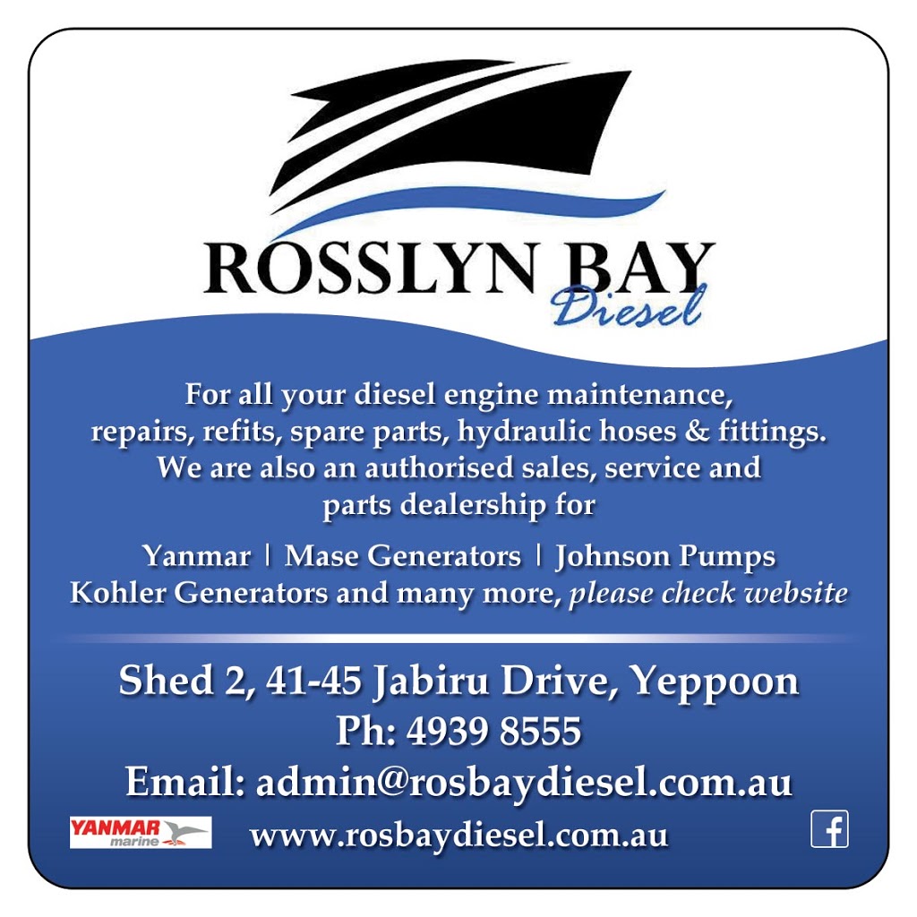 Rosslyn Bay Diesel Services | car repair | Shed 2/41-45 Jabiru Dr, Barmaryee QLD 4703, Australia | 0749398555 OR +61 7 4939 8555