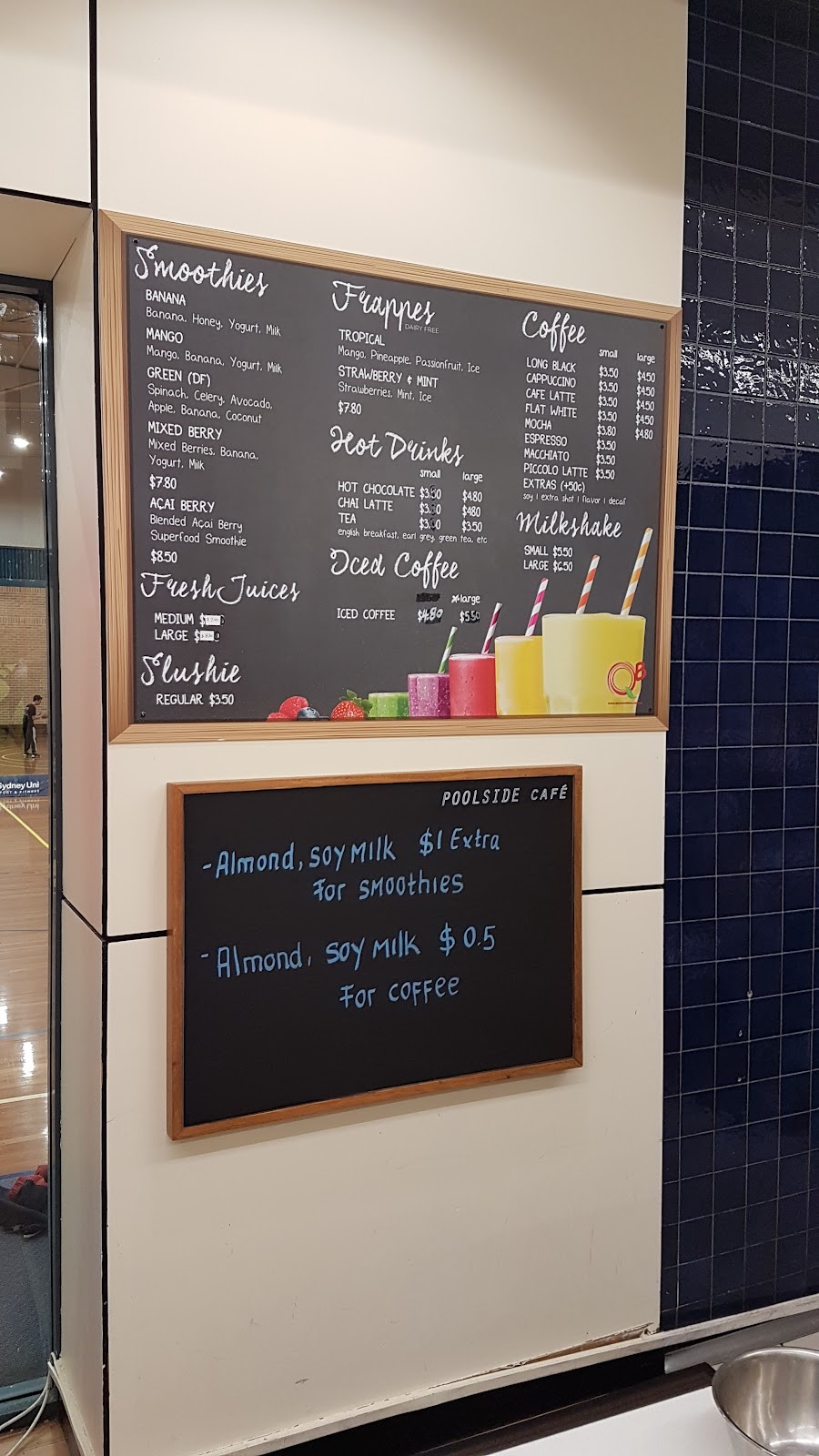 Poolside Cafe | Sydney University Sports & Aquatic Centre University of Sydney Codrington Street &, Darlington Rd, Darlington NSW 2008, Australia | Phone: (02) 9351 7908