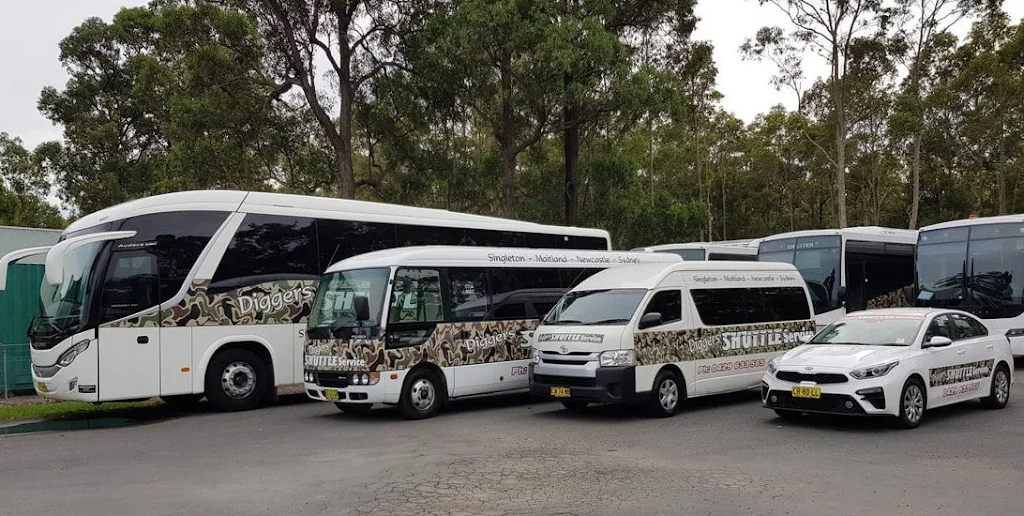 Diggers Shuttle Service | 48 Canavan Dr, Beresfield NSW 2322, Australia | Phone: (02) 4032 7999