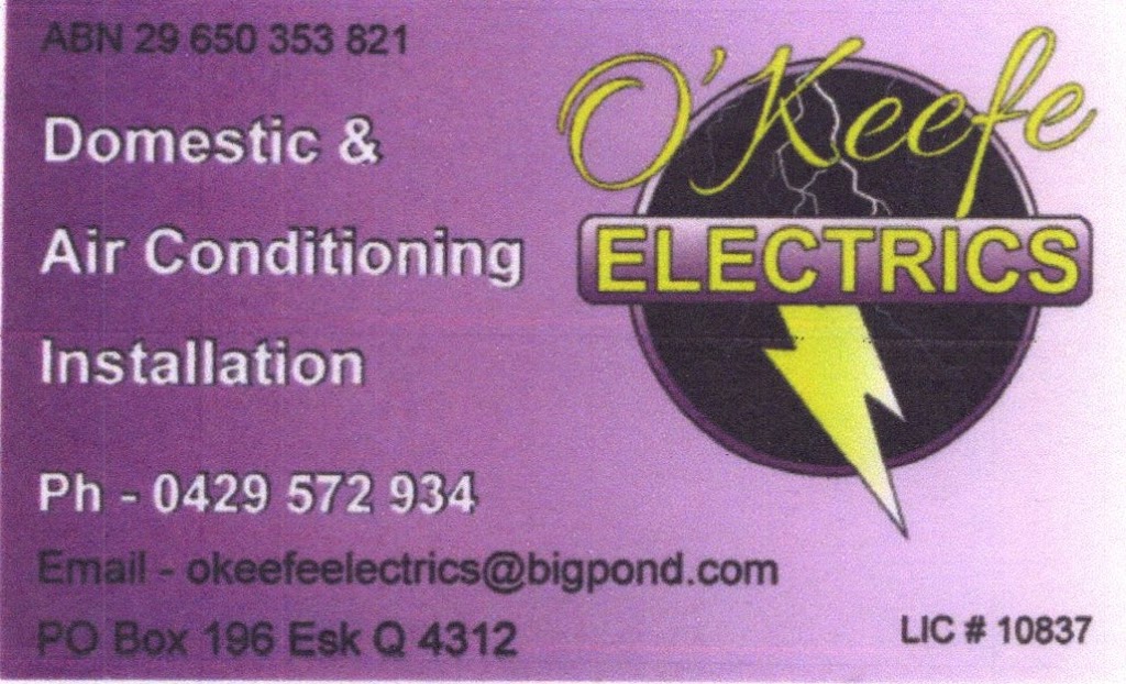 Okeefe Electrics | electrician | Graves Rd, Redbank Creek QLD 4312, Australia | 0429572934 OR +61 429 572 934