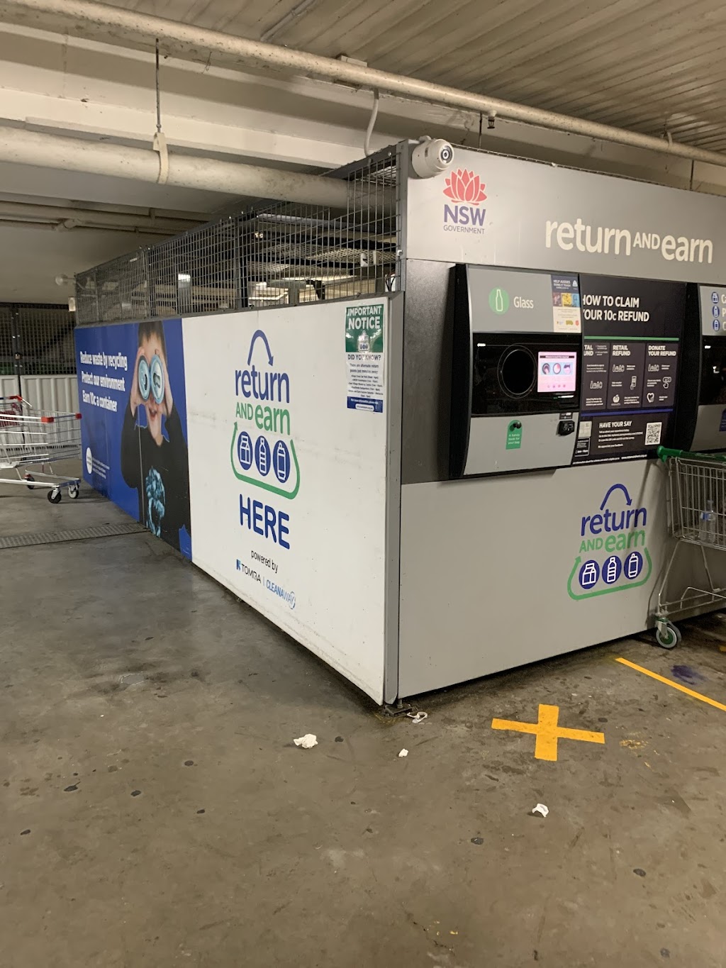 Westfield Bondi Junction Woolworths Return and Earn Machine | 500 Oxford St, Bondi Junction NSW 2022, Australia | Phone: 1800 290 691