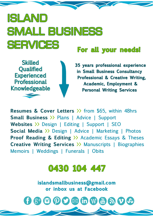 Island Small Business Services | Cape, Woolamai Beach Rd, Cape Woolamai VIC 3925, Australia | Phone: 0430 104 447