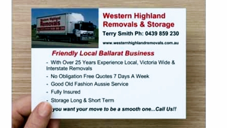 Western Highland Removals | 7 Longford Rd, Alfredton VIC 3350, Australia | Phone: 0439 859 230