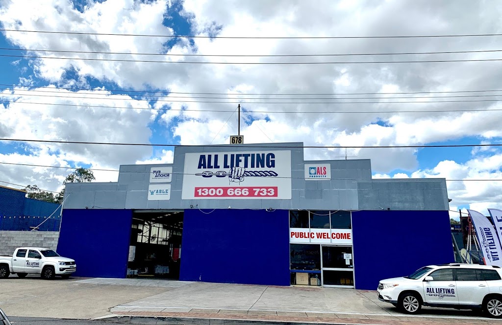 All Lifting | 678 Beaudesert Rd, Rocklea QLD 4106, Australia | Phone: (07) 3274 2700