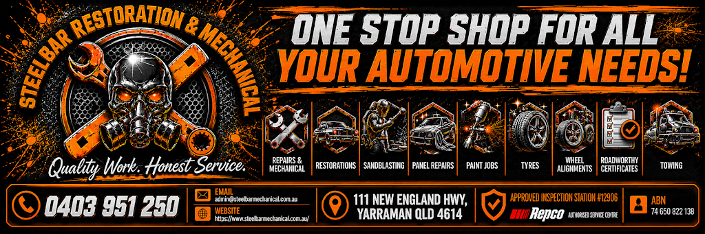 Steelbar Restoration | 111 New England Hwy, Yarraman QLD 4614, Australia | Phone: 0403 951 250