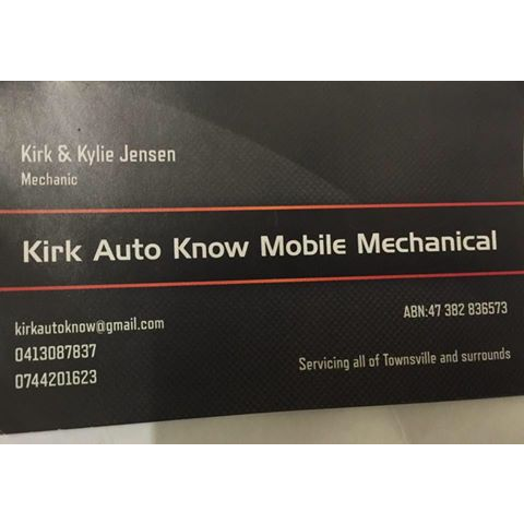 Kirk Auto Know Mechanical | 10 Boyne St, Stuart QLD 4811, Australia | Phone: 0413 087 837