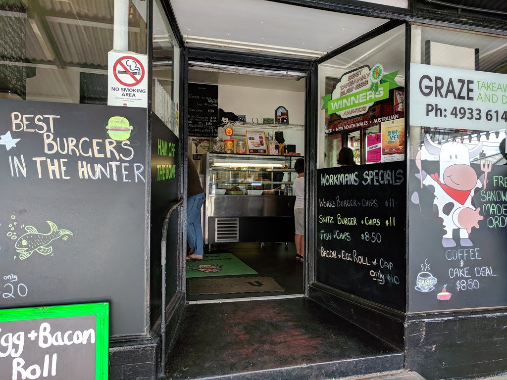 Graze Takeaway | cafe | 131 Swan St, Morpeth NSW 2321, Australia