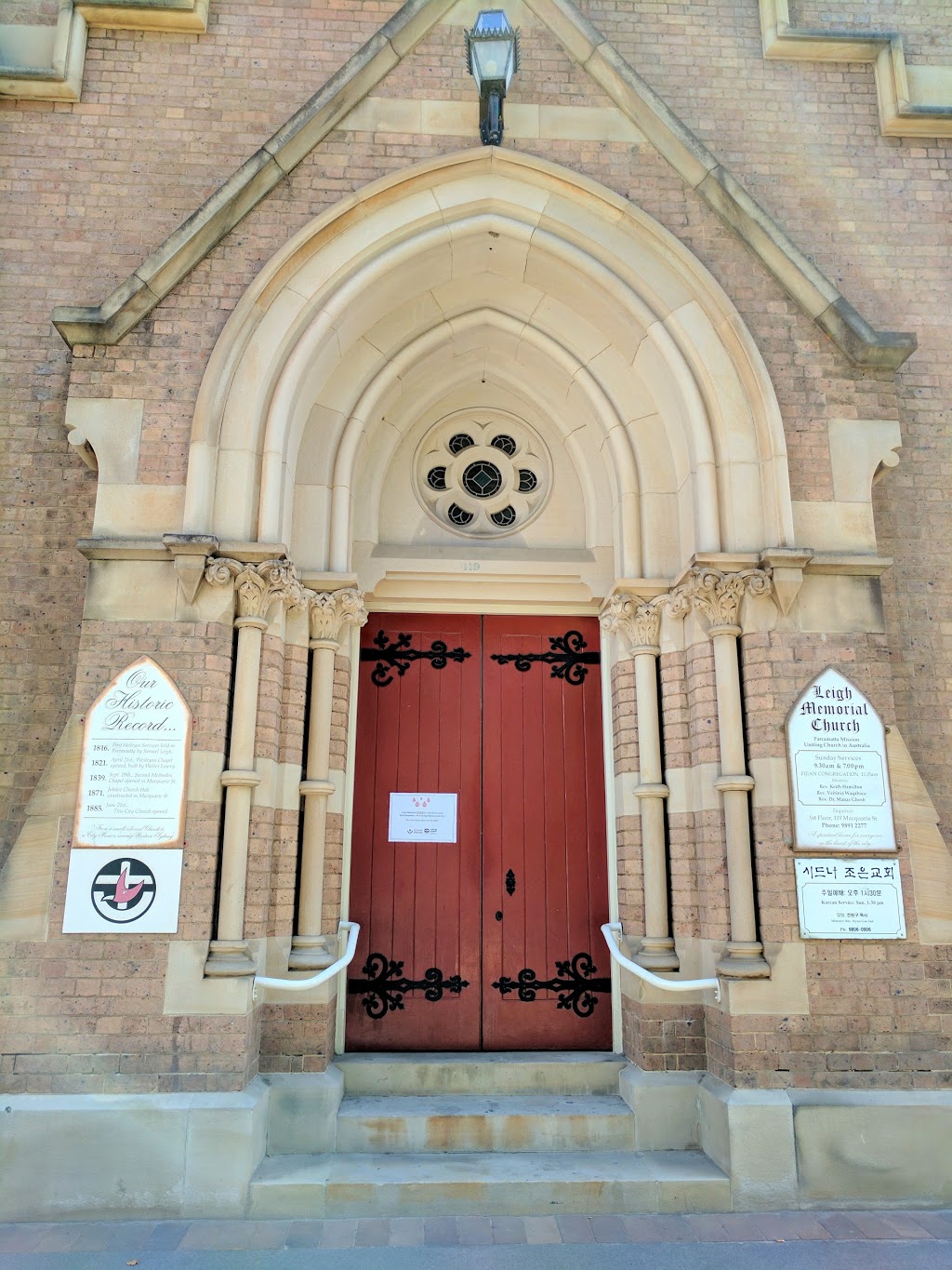 Leigh Memorial Church | 119 Macquarie St, Parramatta NSW 2150, Australia | Phone: (02) 9891 2277
