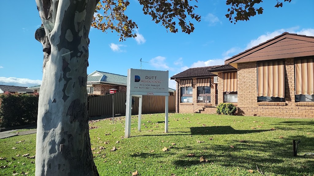 Dutt Medical Centre | 80 Cook Parade, St Clair NSW 2759, Australia | Phone: (02) 9670 4901